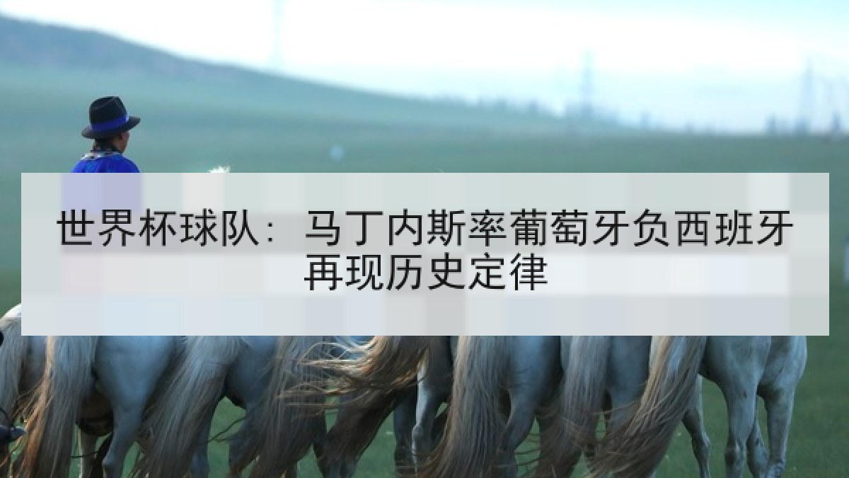 世界杯球队: 马丁内斯率葡萄牙负西班牙再现历史定律