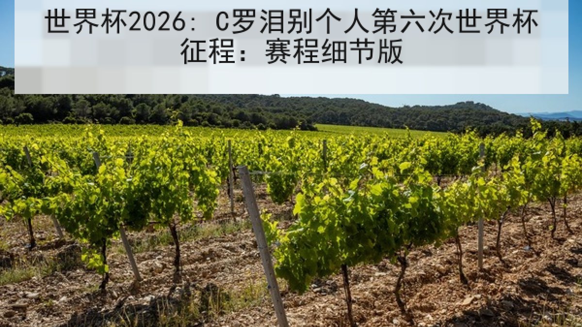 世界杯2026: C罗泪别个人第六次世界杯征程:赛程细节版 世界杯2026: C罗泪别个人第六次世界杯征程:赛程细节版