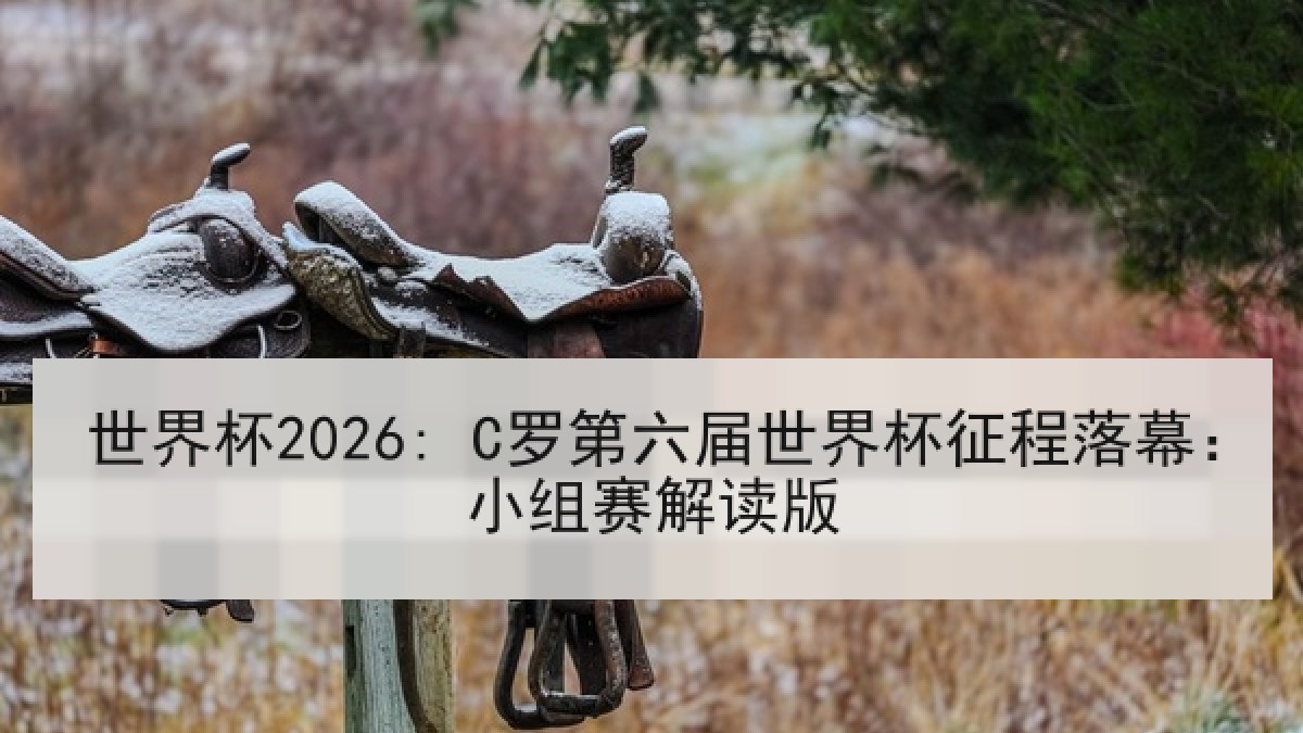 世界杯2026: C罗第六届世界杯征程落幕：小组赛解读版